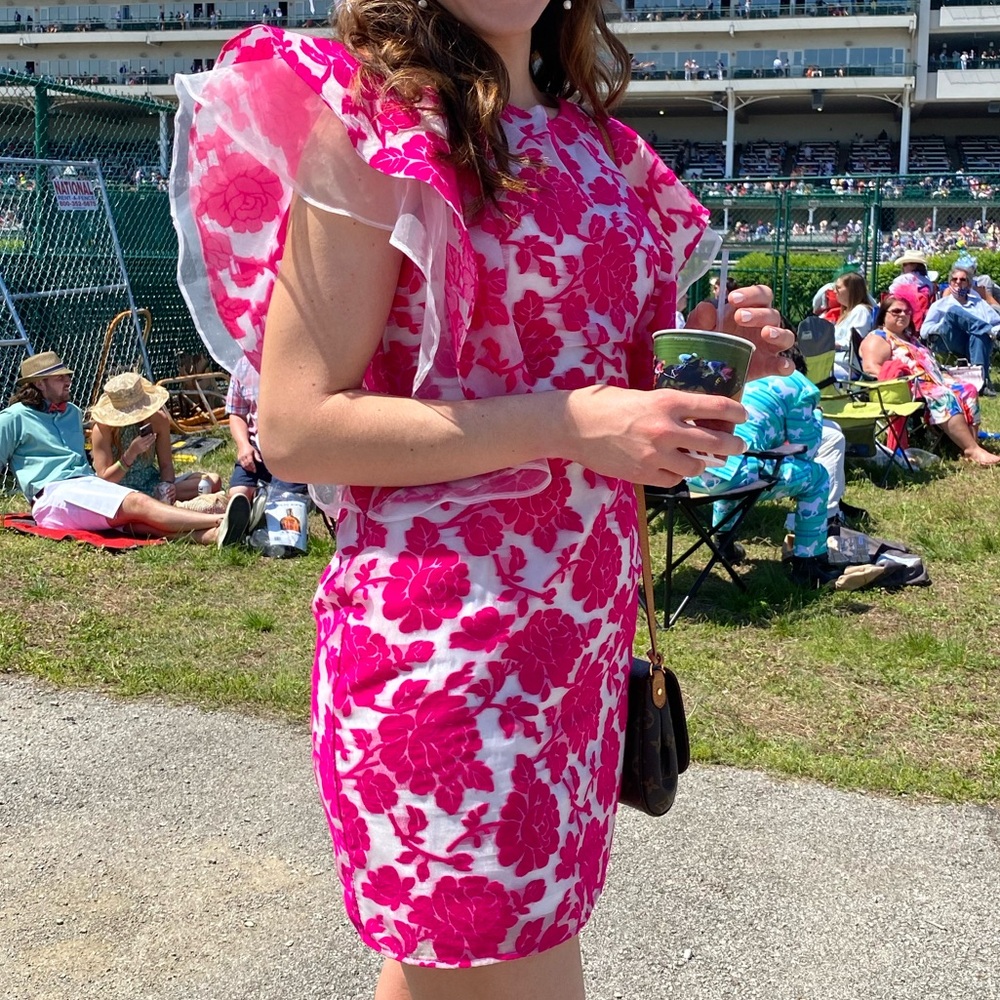 Pink Oaks/ Derby dress